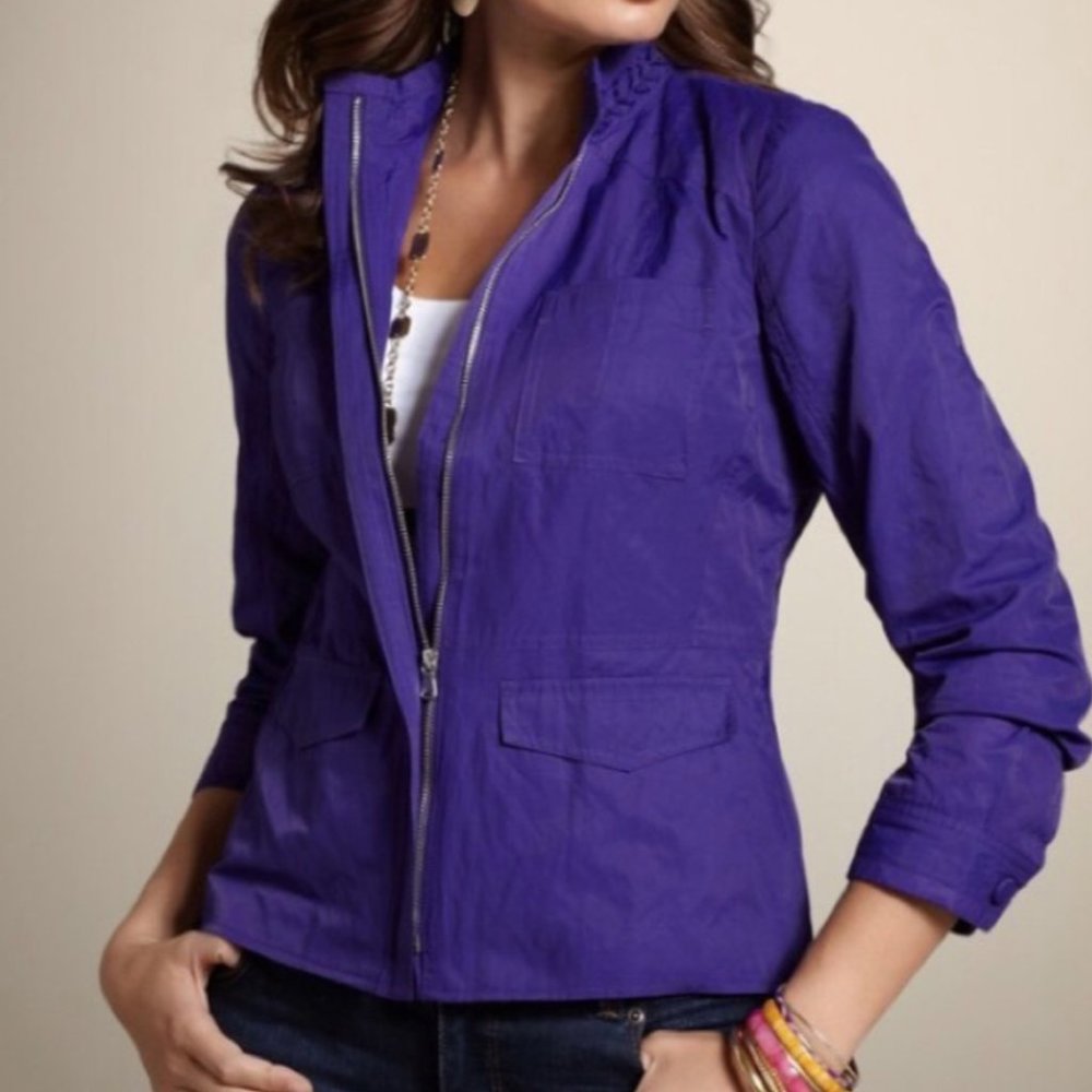 Chico’s Patsy Practically Perfect Full Zip Lined … - image 1